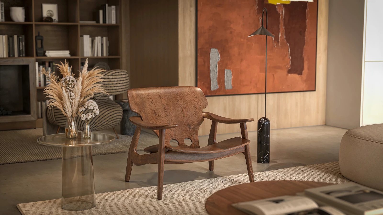 São Paulo Apartment — Brazilian furniture detail